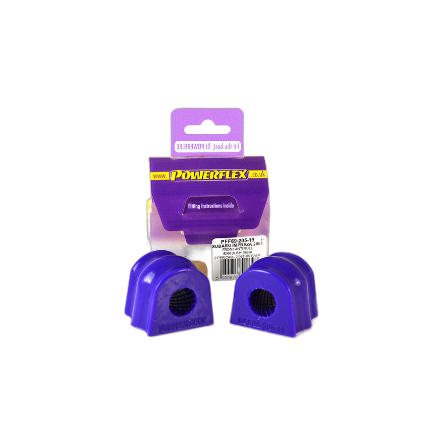 Powerflex PFF69-205-19 Subaru Front Anti Roll Bar Bush 19mm (Inc. Legacy, Impreza, Forester) | Duco Car Parts UK Car Parts