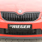 Rieger 00079012 Skoda 5E Octavia RS Front Splitter -  Matte Black