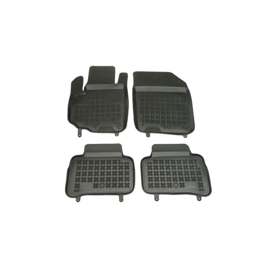 REZAW PLAST 202210 Floor mat set for SUZUKI Vitara IV Off-Road (LY) Elastomer, Front and Rear, Black