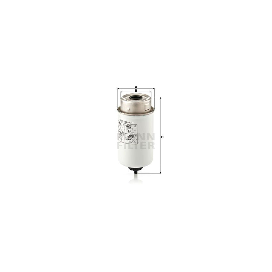 MANN-FILTER WK 8014 Fuel filter Spin-on Filter