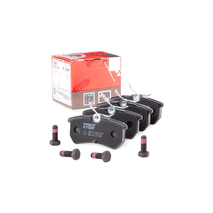 TRW Cotec Gdb1354 Brake Pad Set Not Prepared For Wear Indicator With Brake Caliper Screws With Accessories