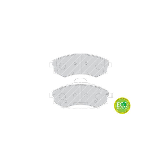 Ferodo Premier Eco Friction Fdb1737 Brake Pad Set With Acoustic Wear Warning With Accessories