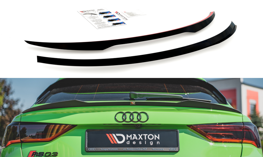 Maxton Design AU-RSQ3-2-CAP1T Trunk Spoiler Audi RSQ3 & Q3 S-Line F3 | Duco Car Parts UK Car Parts