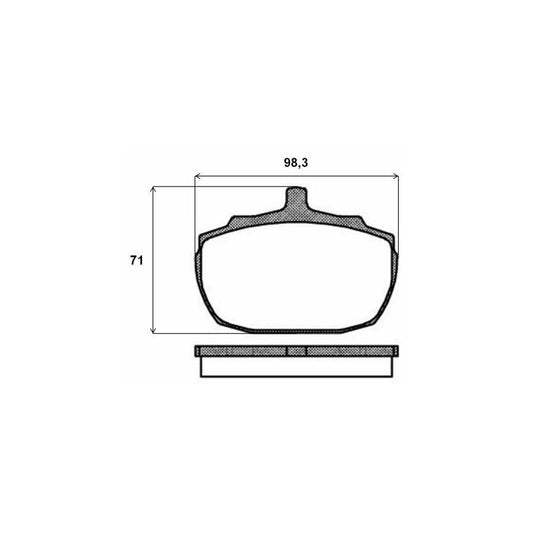 Brembo P 52 005 Brake Pad Set For Mg Mgr V8 Convertible Excl Wear Warning Contact