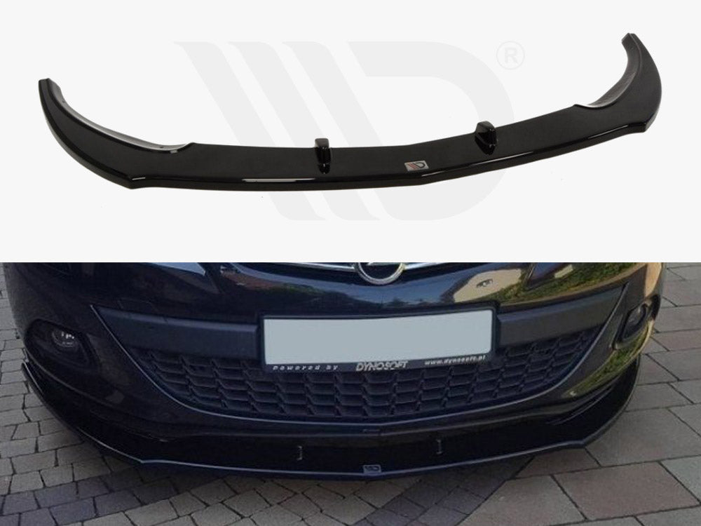 Maxton Design OP-AS-4-GTC-FD1T Front Splitter Opel Astra J Gtc | Duco Car Parts UK Car Parts