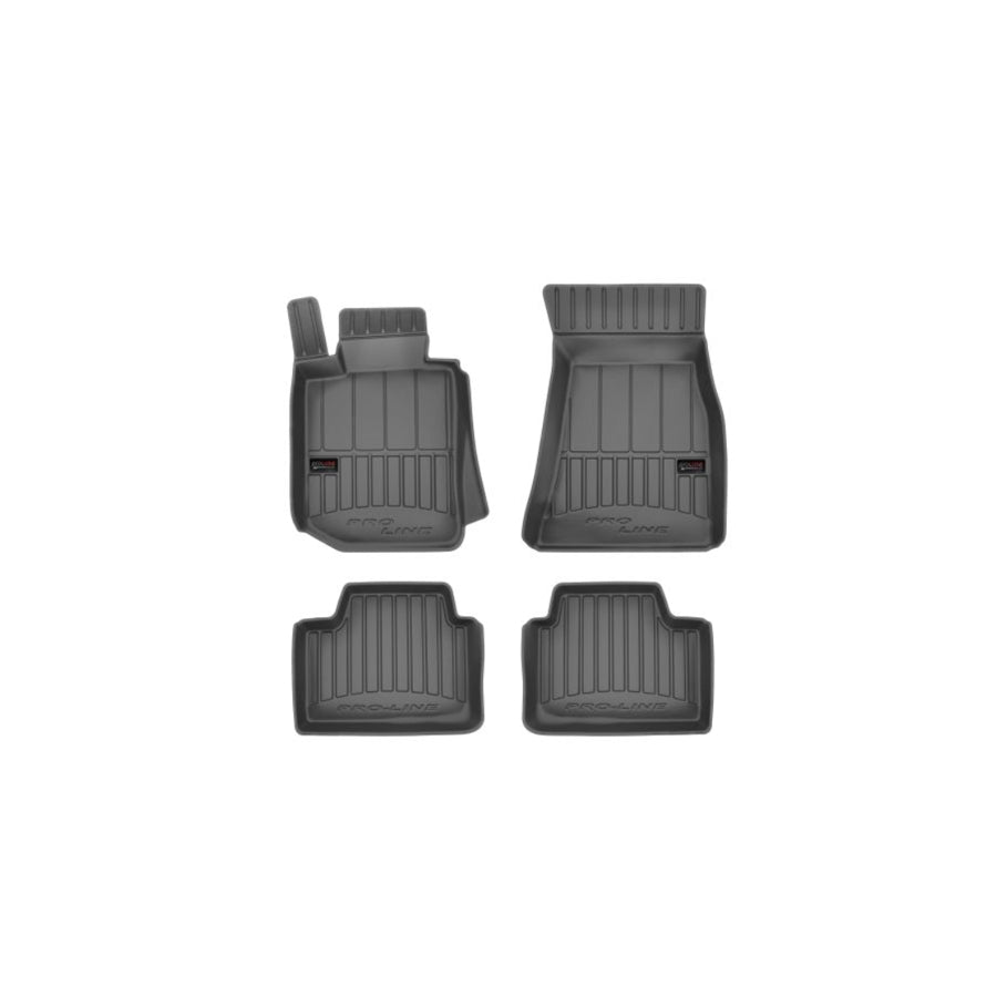 FROGUM 3D407893 Floor mat set for BMW 3 Saloon (G20) Elastomer, Front and Rear, Quantity: 4, Black