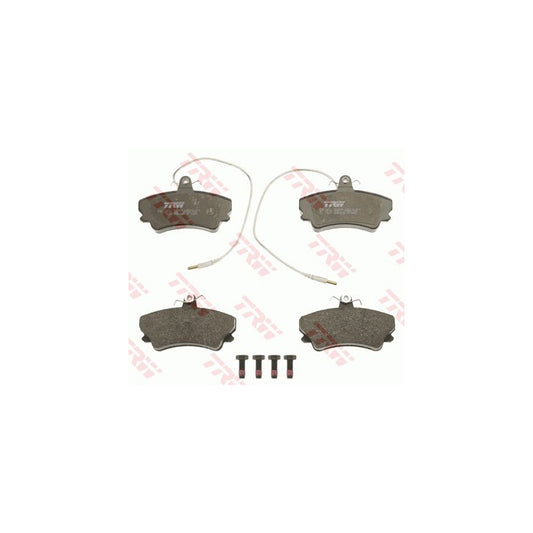 TRW Gdb1203 Brake Pad Set For Renault Espace Ii J63 S63 Incl Wear Warning Contact With Brake Caliper Screws With Accessories