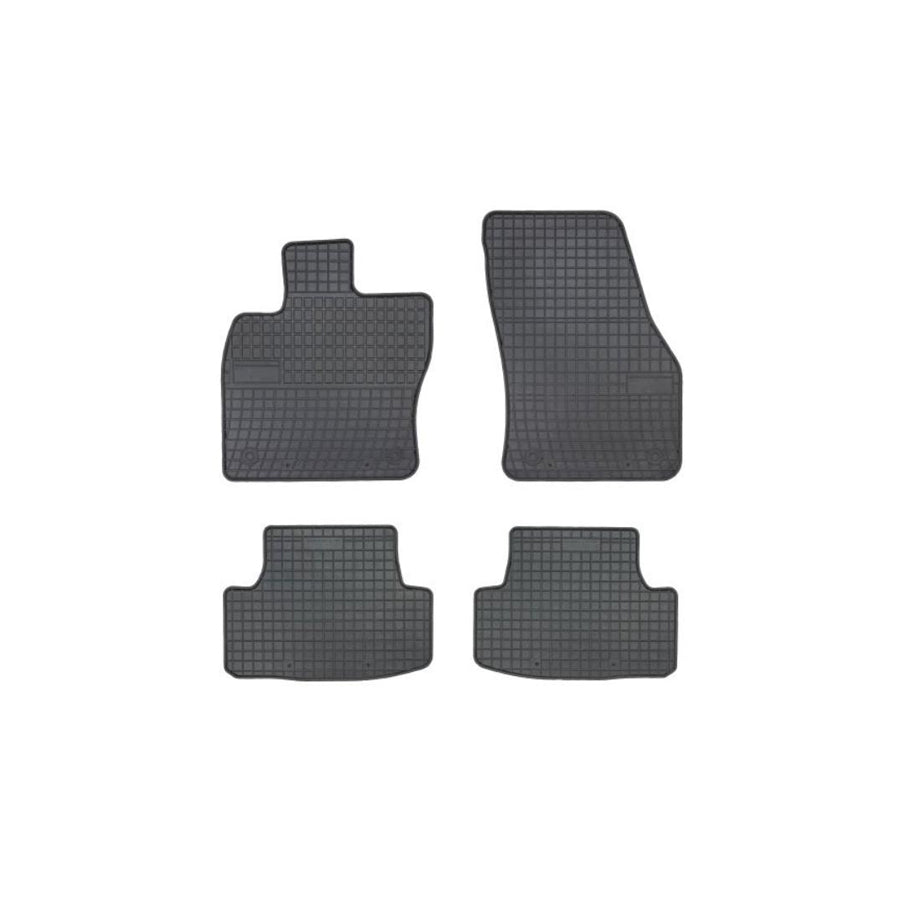 FROGUM Tailored 547471 Floor mat set for SEAT Ateca (KH7) Elastomer, Front and Rear, Quantity: 4, Black, (LHD)