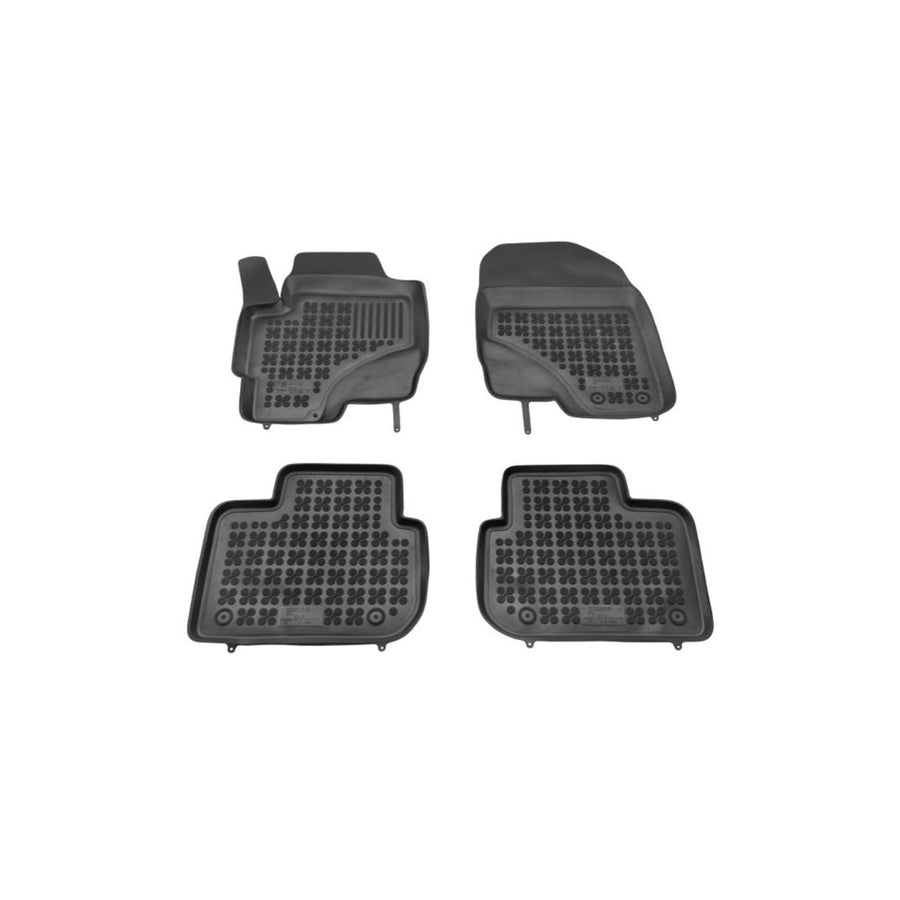 REZAW PLAST 202302 Floor mat set for MITSUBISHI Colt VI (Z30) Elastomer, Front and Rear, Black