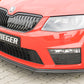 Rieger 00079012 Skoda 5E Octavia RS Front Splitter -  Matte Black