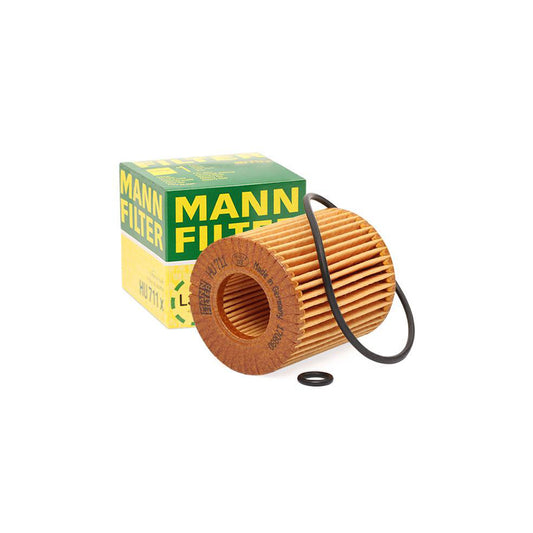 MANN-FILTER HU 711 x Oil Filter with seal, Filter Insert