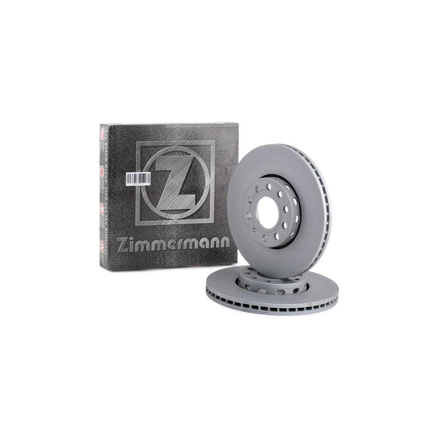 ZIMmERMANN COAT Z 100 1216 20 Brake Disc Externally Vented Coated High carbon