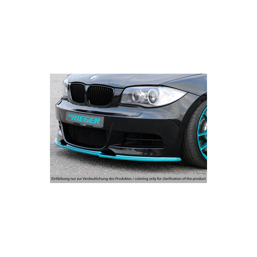 Rieger 00035044 BMW E82 E88 Front Splitter
