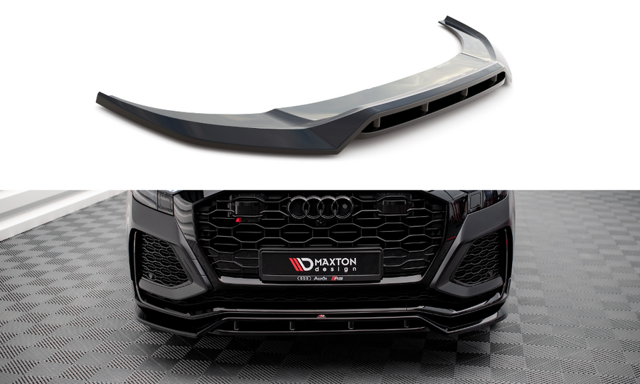 Maxton Design AU-RSQ8-1-FD3T+FD3RT Front Splitter V.3 Audi RSQ8 MK1 | Duco Car Parts UK Car Parts