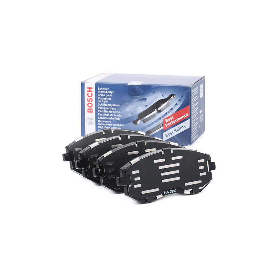 Bosch 0986494315 Brake Pad Set With Acoustic Wear Warning With Anti Squeak Plate BP1205
