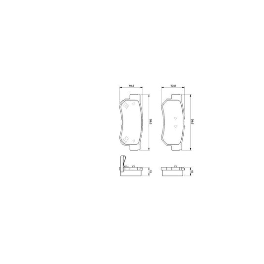 Bosch 0986424728 Brake Pad Set With Acoustic Wear Warning With Mounting Manual BP439