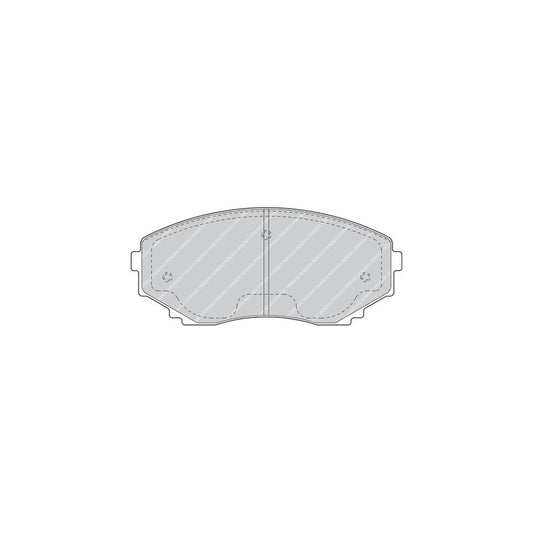 Ferodo Fsl525 Brake Pad Set Fuse Technology Not Prepared For Wear Indicator