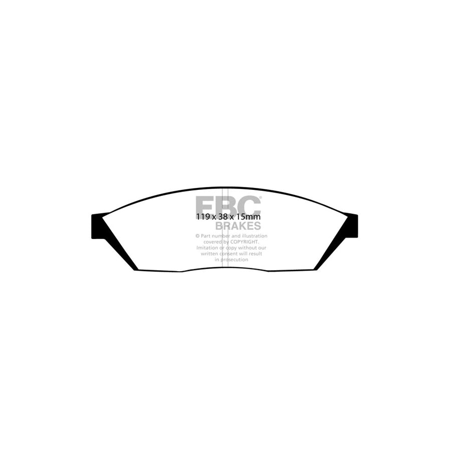 EBC DP374 Bedford Honda Suzuki Triumph Ultimax Front Brake Pads 2 | Duco Car Parts UK Car Parts