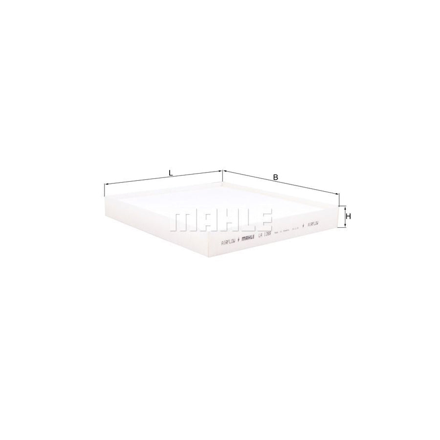 MAHLE ORIGINAL LA 1399 Pollen filter Particulate Filter