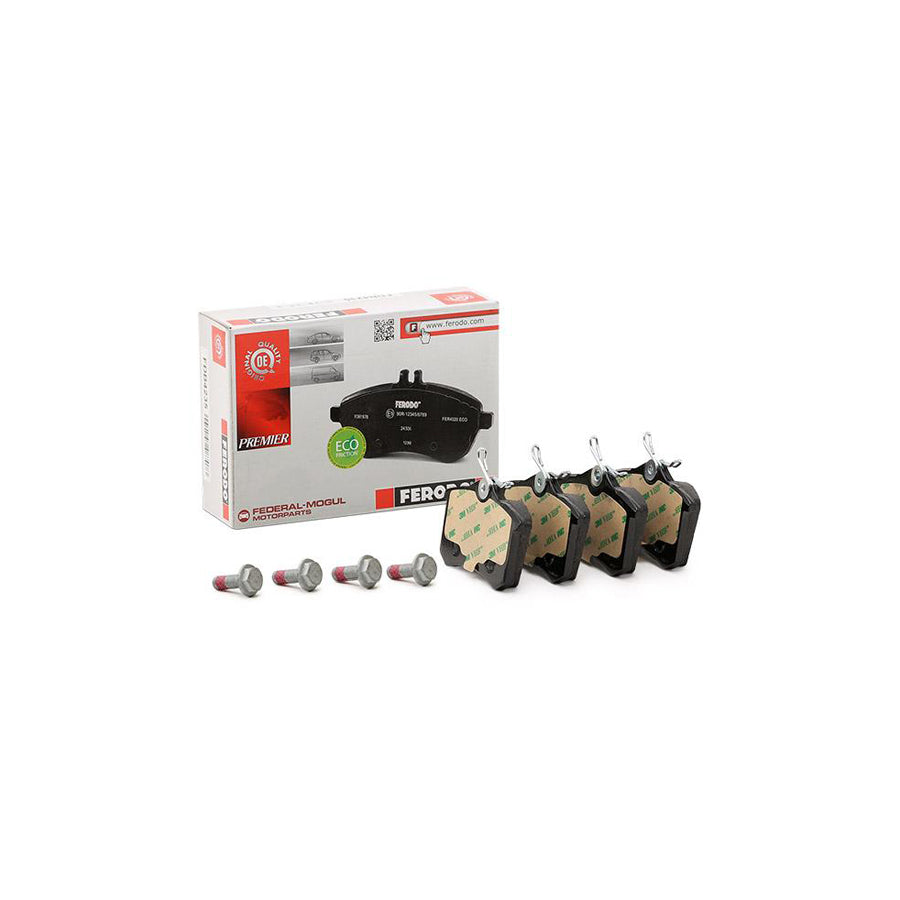Ferodo Fdb5026 Brake Pad Set Not Prepared For Wear Indicator With Brake Caliper Screws With Accessories