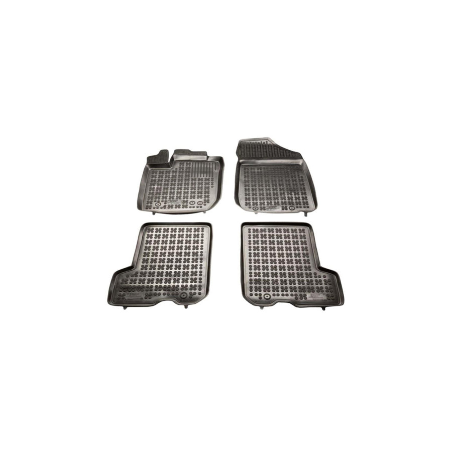 REZAW PLAST Tailored 203406 Floor mat set for DACIA Sandero II Elastomer, Front and Rear, Quantity: 4, Black