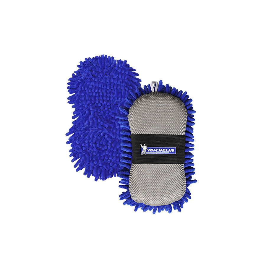 Michelin 009483 Car wash mitt Polyester, Beige, Blue