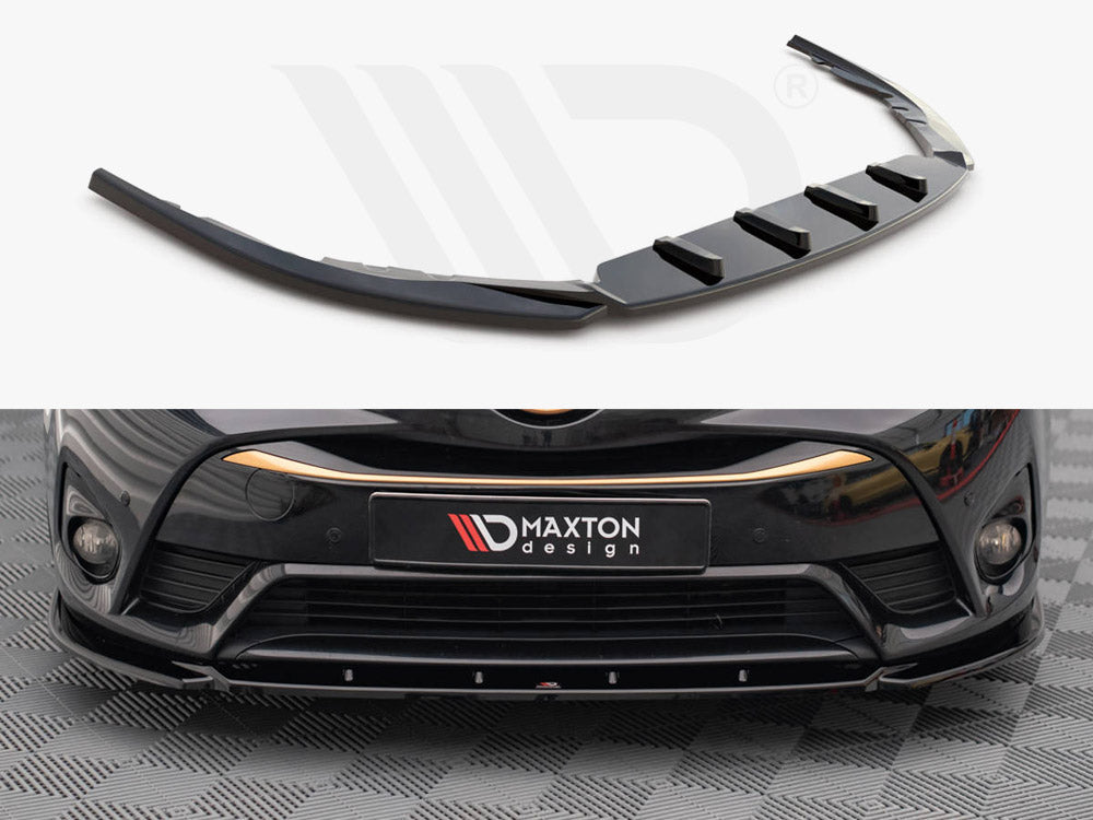 Maxton Design TO-AV-3F2-FD2T Front Splitter V.2 Toyota Avensis MK3.5 (2015-2018) | Duco Car Parts UK Car Parts