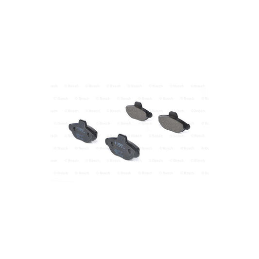 Bosch 0986460968 Brake Pad Set For Fiat Cinquecento With Anti Squeak Plate BP537