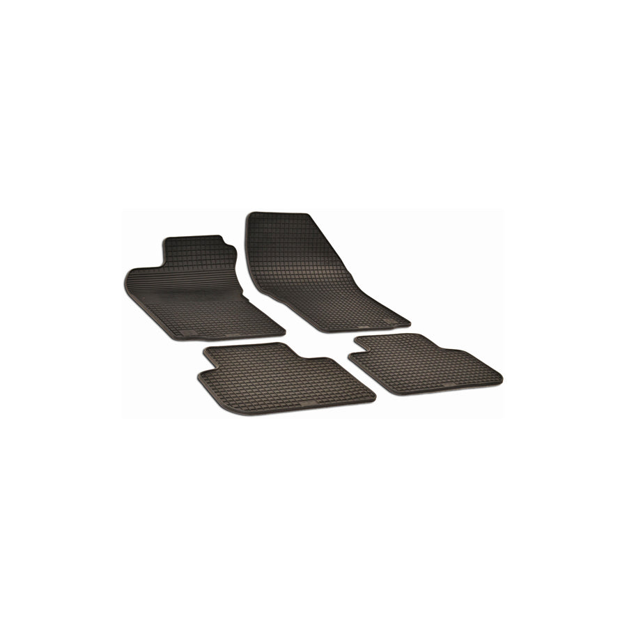 WALSER 50300 Floor mat set for ALFA ROMEO 147 (937) Elastomer, Front and Rear, Quantity: 4, Black