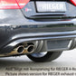 Rieger 00099892 Audi B8 B81 A5 Rear Diffuser for Original Tailpipe Left & RIght - Carbon-Look