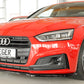 Rieger 00088173 Audi B9 F5 Front Splitter (A5 & S5) - Glossy Black