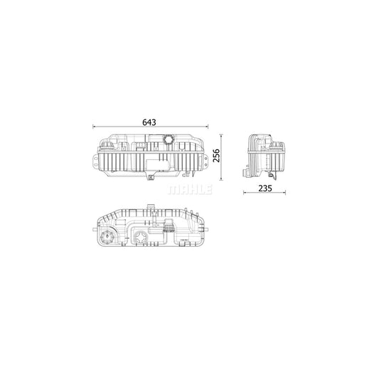MAHLE ORIGINAL AC 792 000S Air conditioning condenser for AUDI A6 without dryer