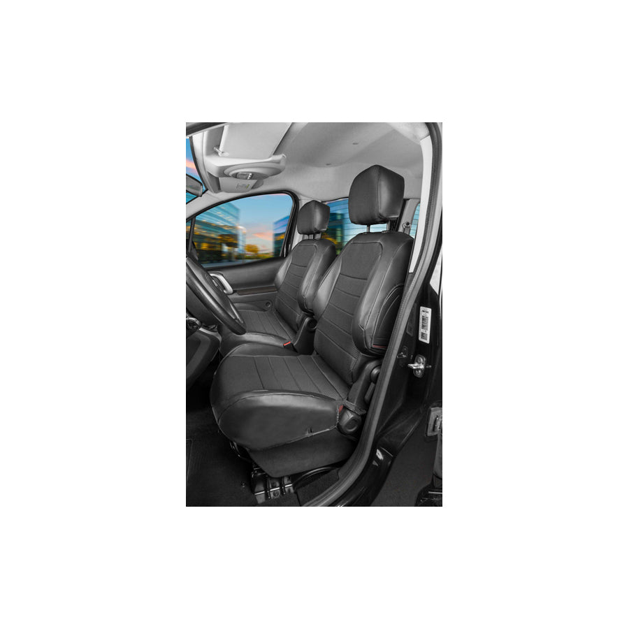 WALSER Premium 50166 Car seat cover Polyester, Front