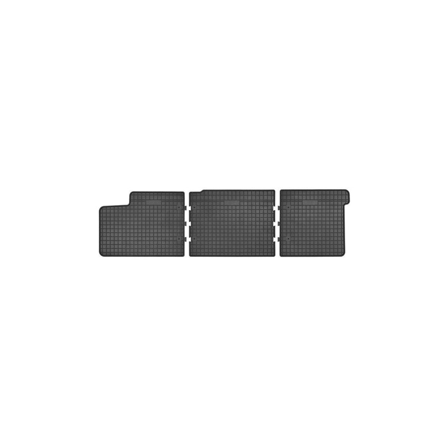 FROGUM Tailored D00731 Floor mat set Elastomer, Rear, Quantity: 3, Black, (LHD)