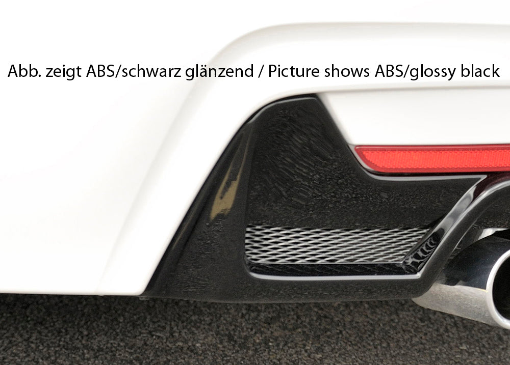 Rieger 00053487 BMW 4 Series F32 F33 F36 Rear Diffuser for Original Twin Tailpipe Left -  Matte Black