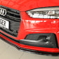 Rieger 00088173 Audi B9 F5 Front Splitter (A5 & S5) - Glossy Black