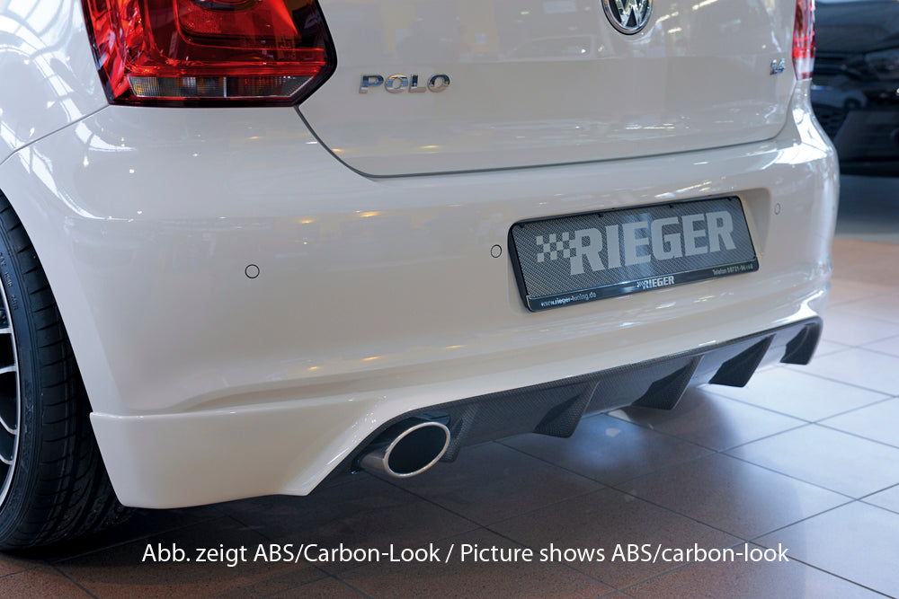 Rieger 00047207 VW 6R Polo Mk6 Rear Diffuser