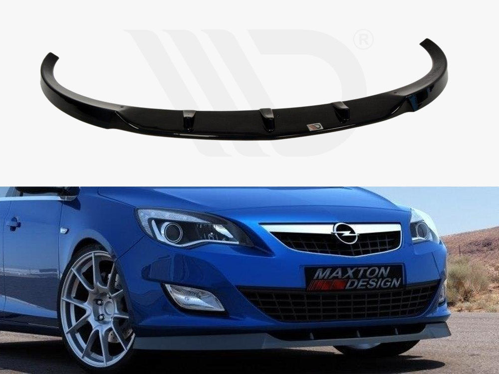 Maxton Design OP-AS-4-FD1T Front Splitter Opel Astra J (pre-facelift) (2009-2012) | Duco Car Parts UK Car Parts