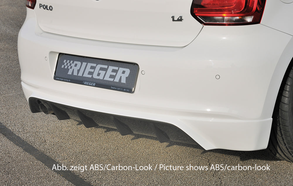 Rieger 00047206 VW 6R Polo Mk6 Rear Diffuser