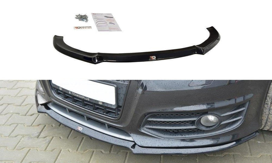 Maxton Design AU-S3-2F2-FD1T Front Splitter V.1 Audi S3 8P FL | Duco Car Parts UK Car Parts