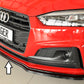 Rieger 00088173 Audi B9 F5 Front Splitter (A5 & S5) - Glossy Black