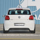 Rieger 00047206 VW 6R Polo Mk6 Rear Diffuser for Original Tailpipe Left -  Matte Black