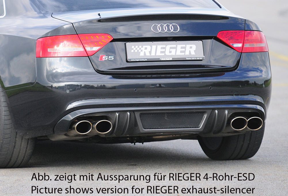 Rieger 00099891 Audi B8 B81 A5 Rear Diffuser