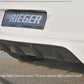 Rieger 00047206 VW 6R Polo Mk6 Rear Diffuser for Original Tailpipe Left -  Matte Black