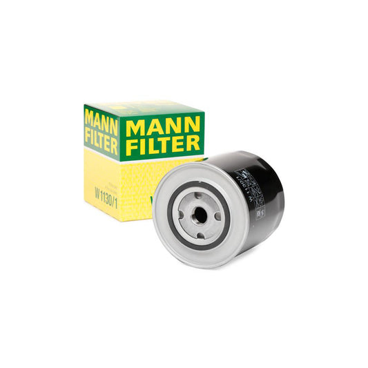 MANN-FILTER W 1130/1 Oil Filter Spin-on Filter, with one anti-return valve