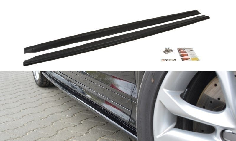Maxton Design AU-S3-2-SD1T Side Skirts Diffusers Audi S3 8P / S3 8P FL / RS3 8P | Duco Car Parts UK Car Parts