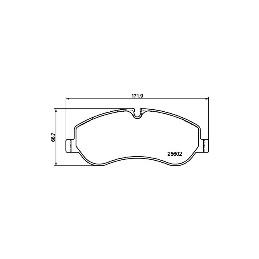 Hella 8DB 355 020 691 Brake Pad Set Incl Wear Warning Contact With Brake Caliper Screws With Accessories
