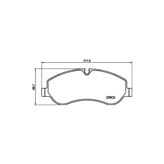 Hella 8DB 355 020 691 Brake Pad Set Incl Wear Warning Contact With Brake Caliper Screws With Accessories