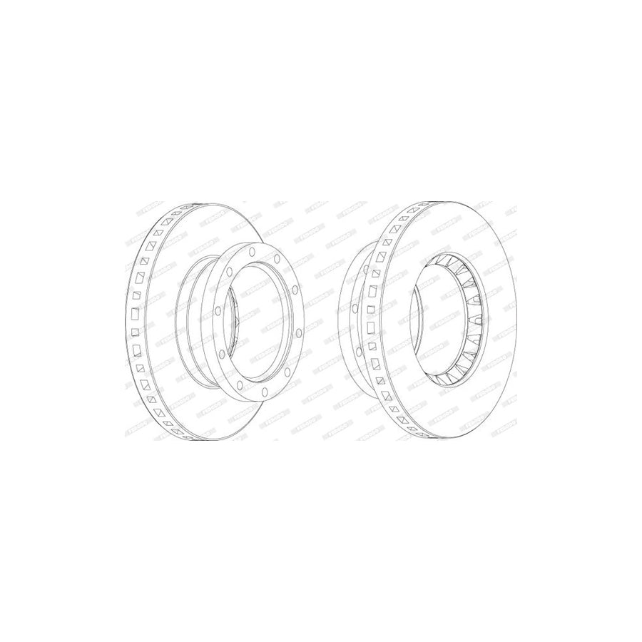 Ferodo Premier Fdb1610 Brake Pad Set With Acoustic Wear Warning Without Accessories