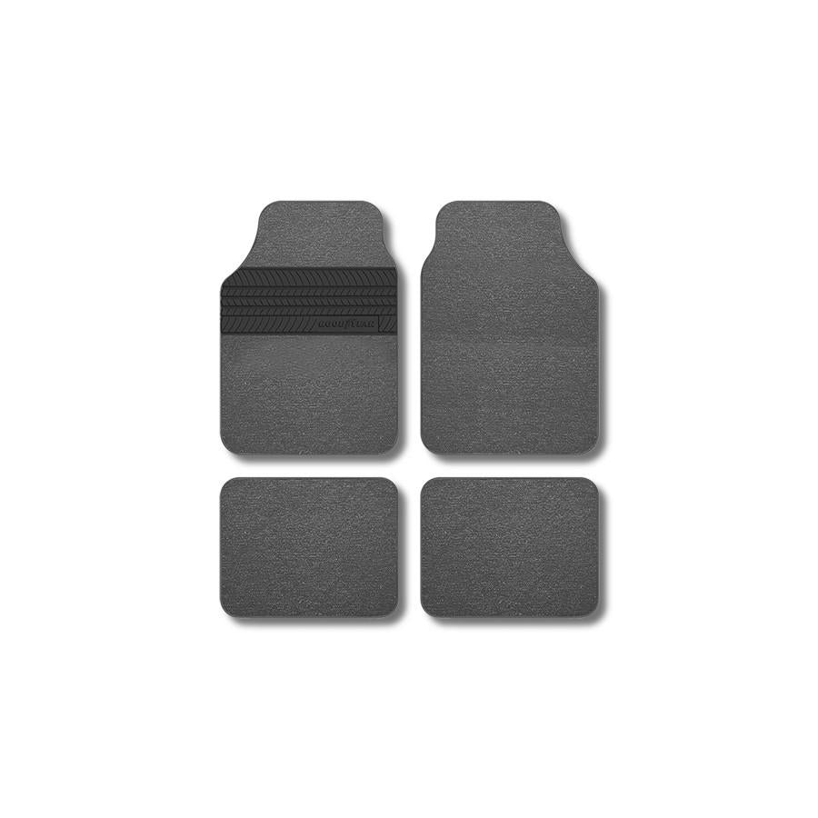 Goodyear Universal fit GOD9019 Floor mat set Polyester, Front and Rear, Grey